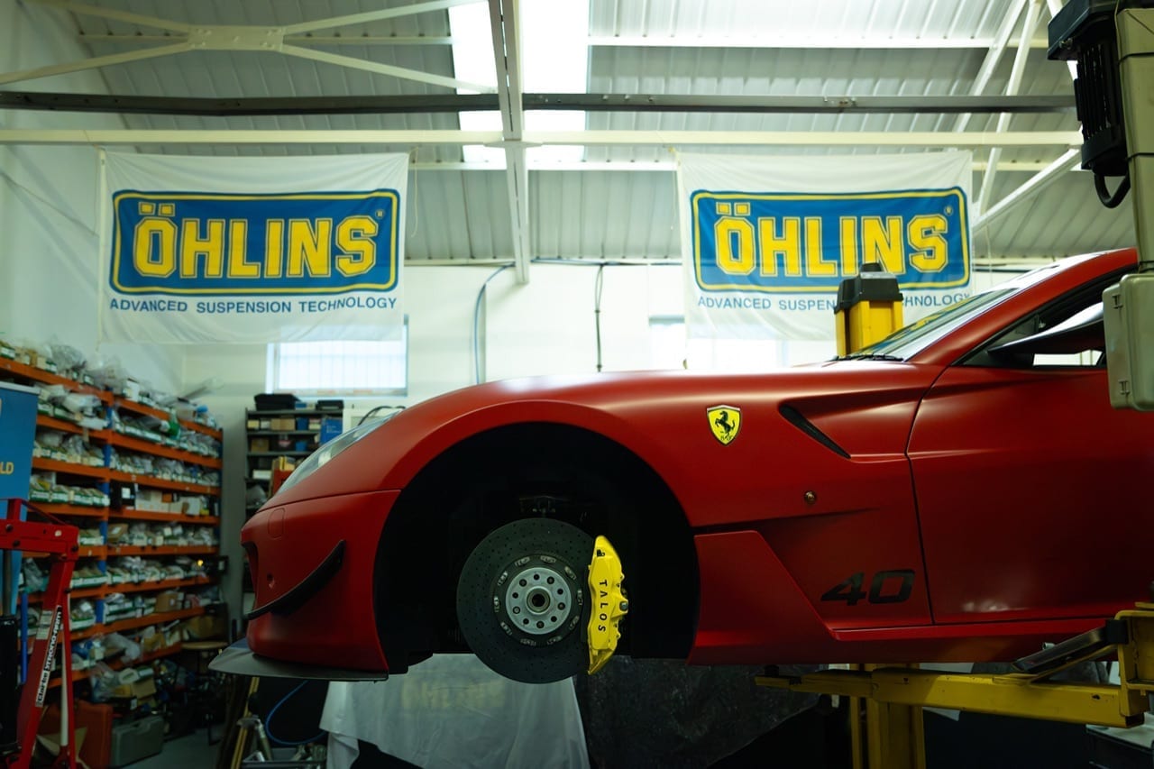 Öhlins Suspension — Ferrari XXT